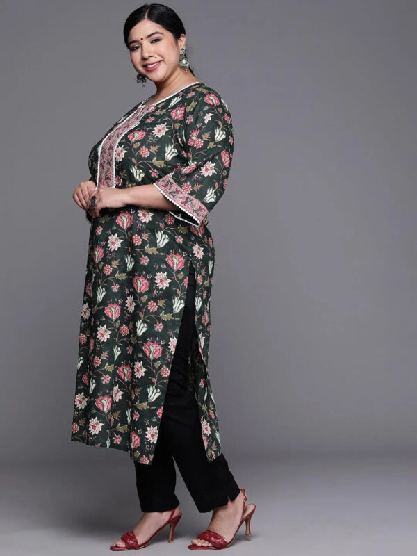 plus-size-black-printed-cotton-kurta-libas-2